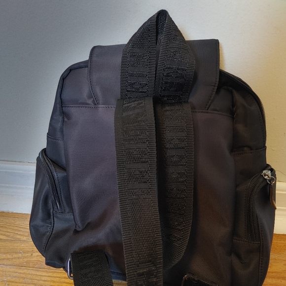 GFF Gianfranco Ferre Vintage Black Nylon Backpack - Picture 8 of 12